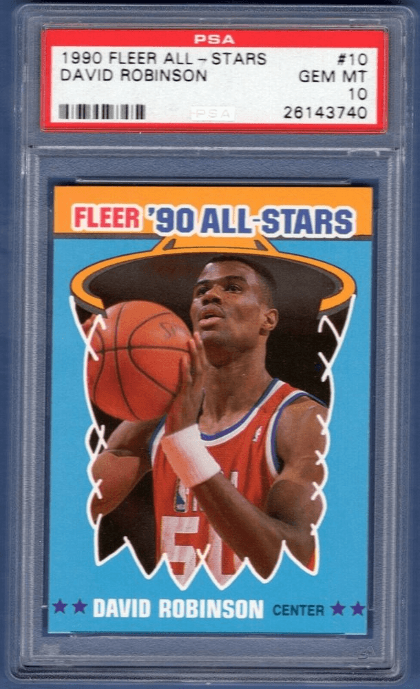 San Antonio Spurs: David Robinson (No Name) Rookie 1989/90 Black