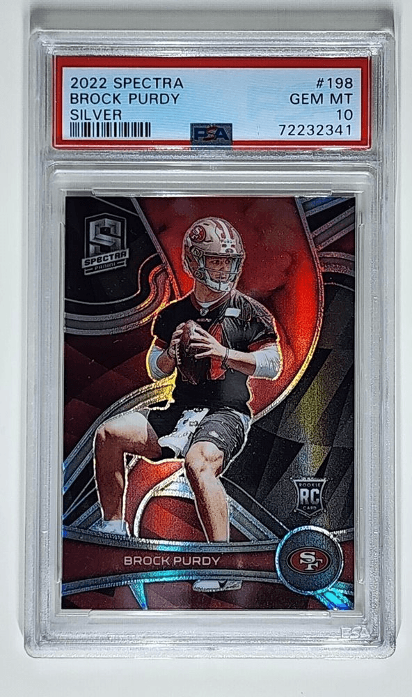 Brock Purdy 2023 Leaf Football #B2-1 Red SP Special Edition Trading Ca —  Rookie Cards