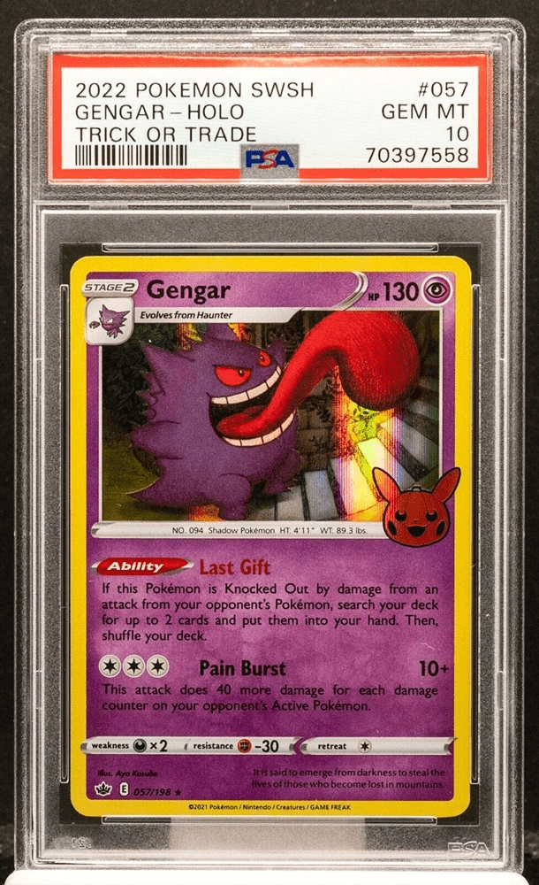 Shiny Gengar wearing Halloween Costume 2023 for Pokemon Go. Registered  trade or wait until become Ultra friend for trade.