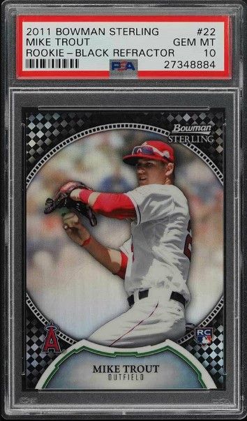 Sold at Auction: Gem 10 MIKE TROUT Minor League Rookie Baseball Card