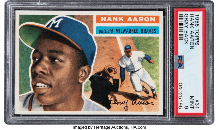 Most Valuable Hank Aaron Baseball Cards - MoneyMade