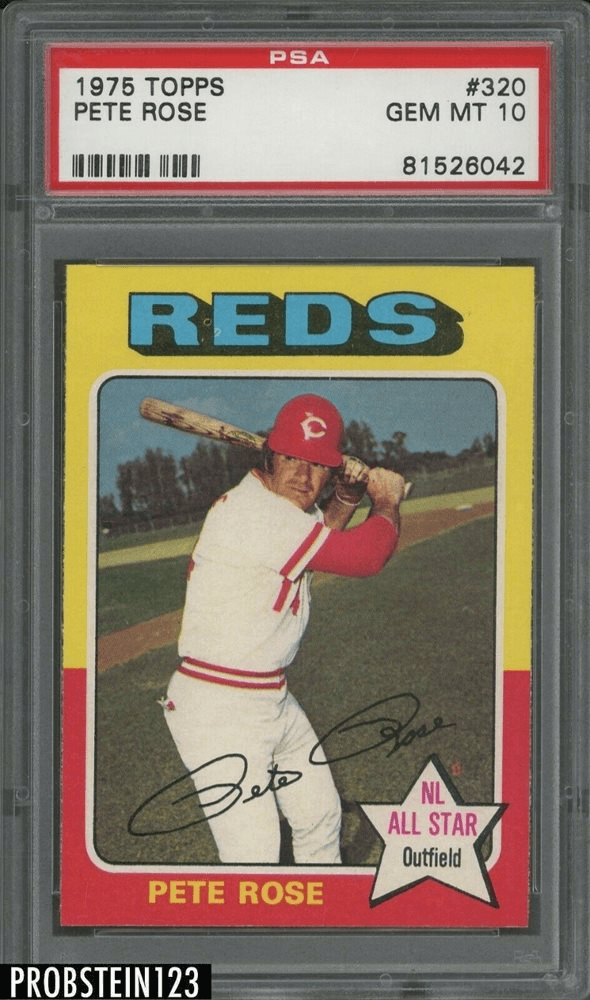 At Auction: 1964 Topps Pete Rose Allstar Rookie Psa 3
