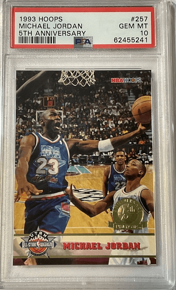 Michael Jordan, MICHAEL JORDAN NBA HOOPS CARD