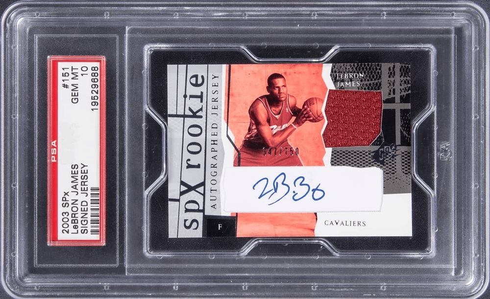 Sold at Auction: LEBRON JAMES 2003-04 ROOKIE CAVS GAME WORN JERSEY SWATCH  BOX!