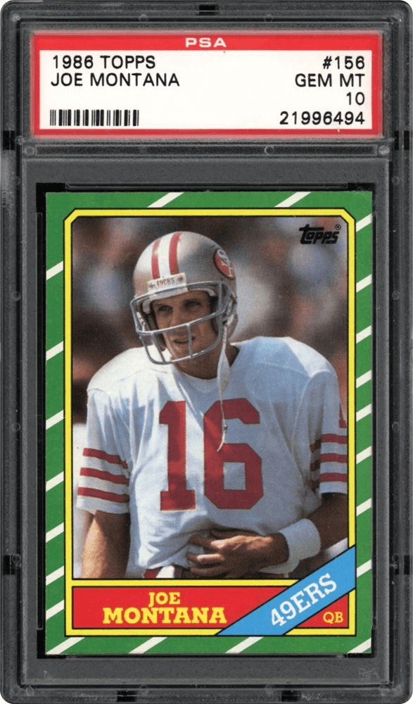 Joe montana football deals card