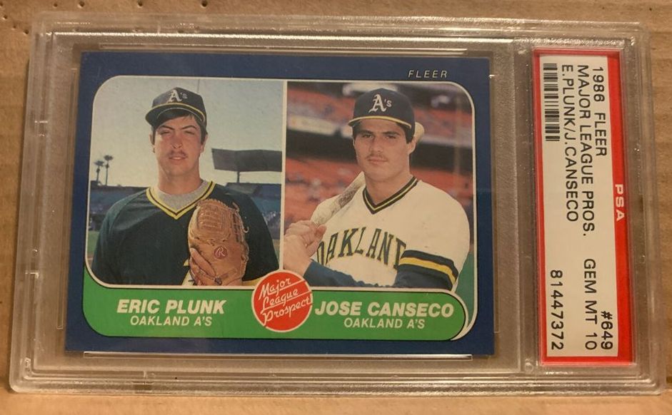 Jose Canseco Rookie Cards - Sports World Cards