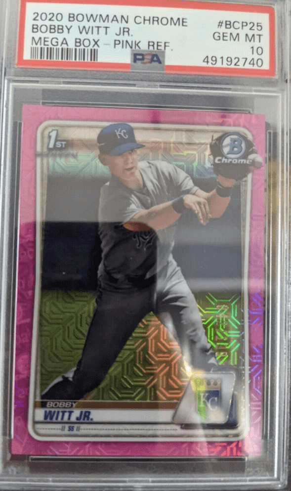 Bobby Witt Jr Rookie 1st Bowman 2020 Bowman Chrome #BCP25