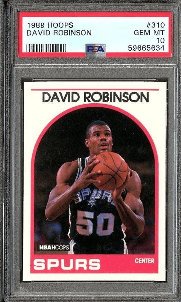 David Robinson Basketball Card (San Antonio Spurs, Hall Of Famer
