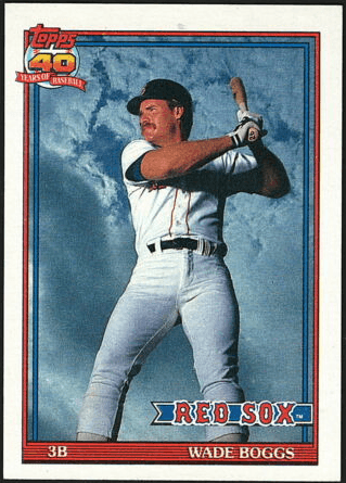 1983 Topps Baseball Wade Boggs RC Boston Red Sox Rookie Card 