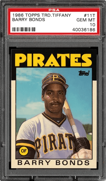 Top 10 Most Valuable Barry Bonds Rookie Cards