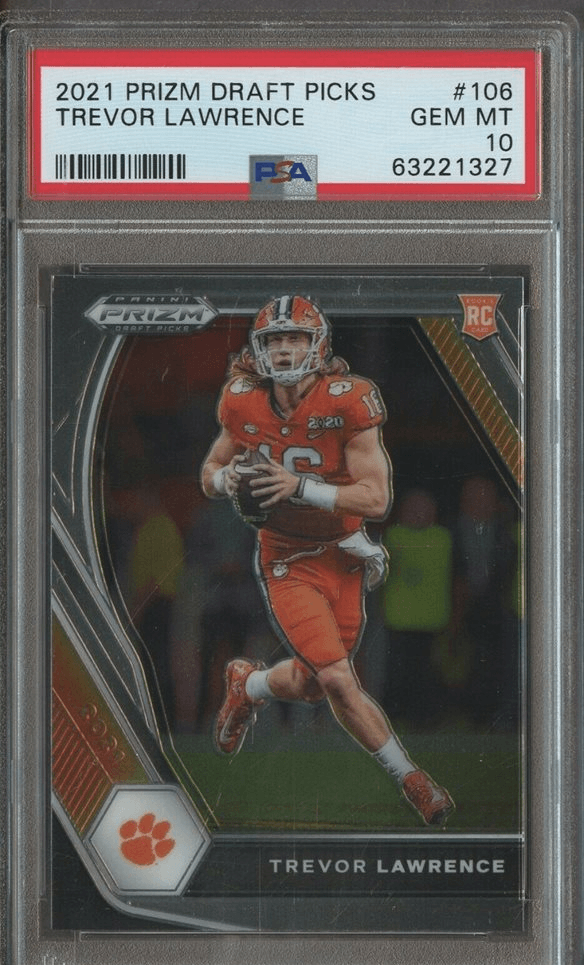 PGI 9 Trevor Lawrence 2021 Topps X #40 Lawrence Bros Rookie Card