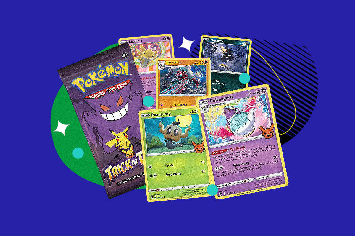 Best Trick or Trade Holographic Halloween Pokemon Cards - MoneyMade