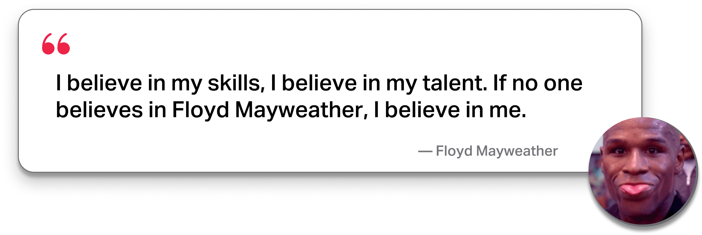 Floyd Mayweather would like to remind you how rich he is