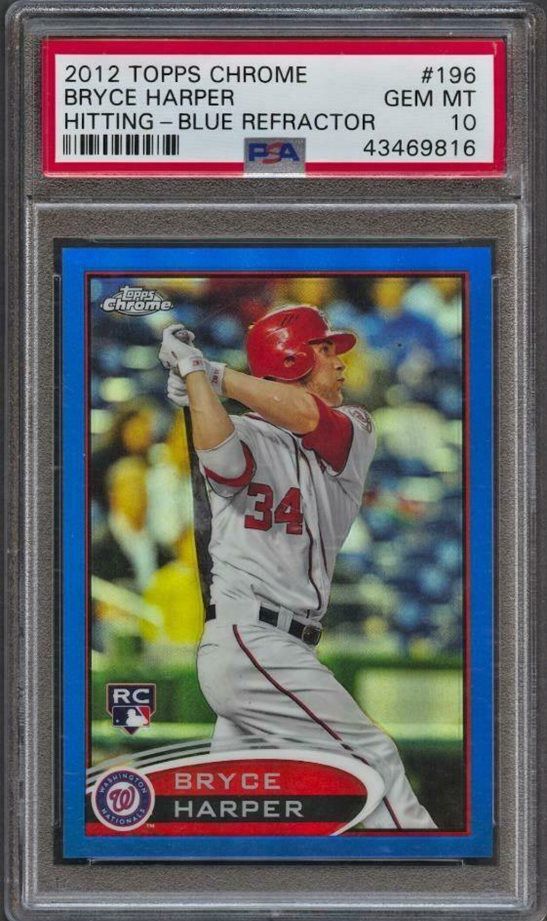 Bryce Harper 2012 Topps Chrome Rookie Auto #BH Price Guide - Sports Card  Investor