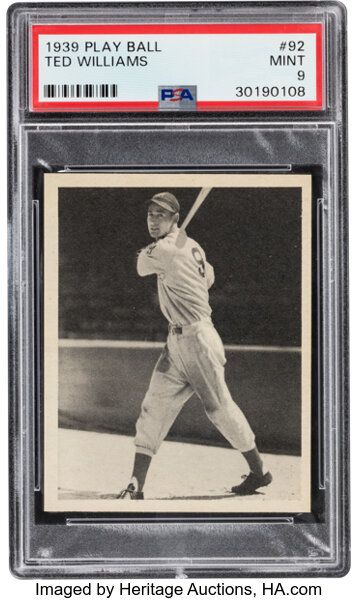 Best Ted Williams Baseball Cards for Investors - MoneyMade