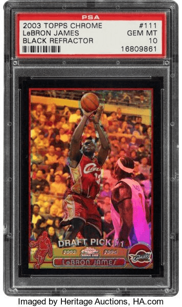 Lebron James LIMIT RELEASE BLACK FRIDAY LAKERS INSERT CARD - INVESTMENT -  MINT