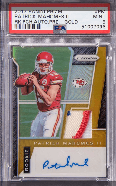 Rare Patrick Mahomes rookie card up for auction