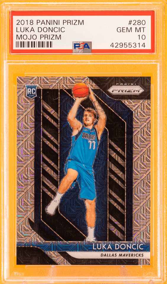 2018-19 Panini Prizm Orange Prizm #280 Luka Doncic Rookie Card