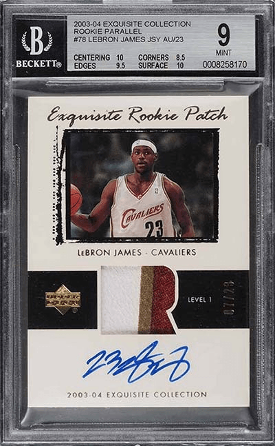 Has to be my fav non rookie autograph of Lebron that I own