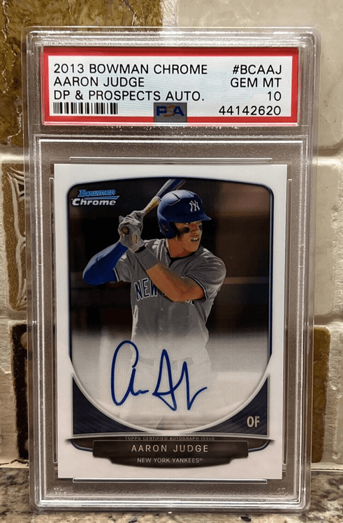 In the Aaron Judge Collectibles Market, Rookie Cards Are Still King