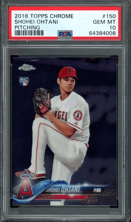 A couple of Shohei Ohtani cards sell for more than $30,000