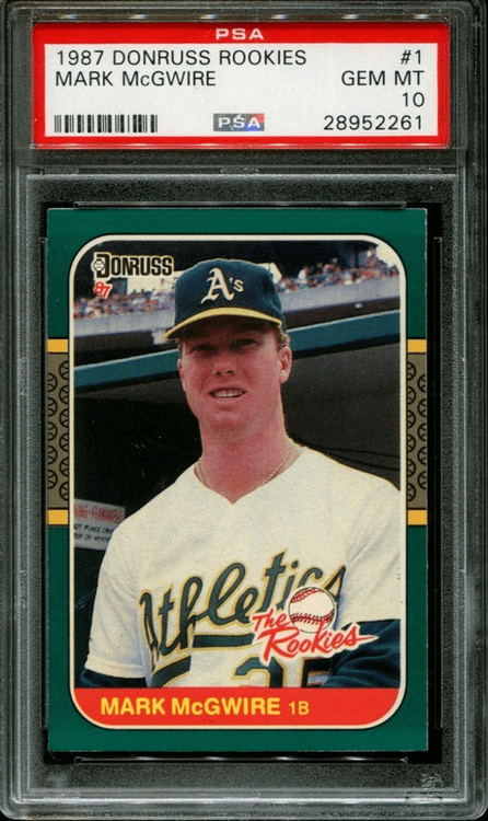 2022 Topps Gold Label Mark Mcgwire Jersey Card
