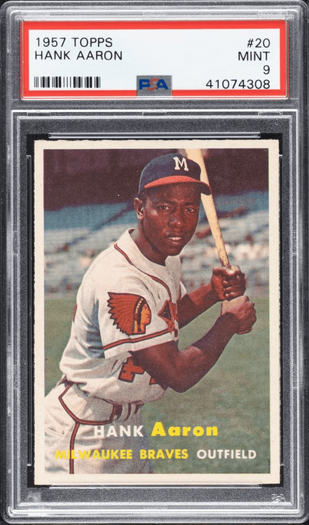 WHEN TOPPS HAD (BASE)BALLS!: ON-CARD ALL-STAR: 1974 HANK AARON