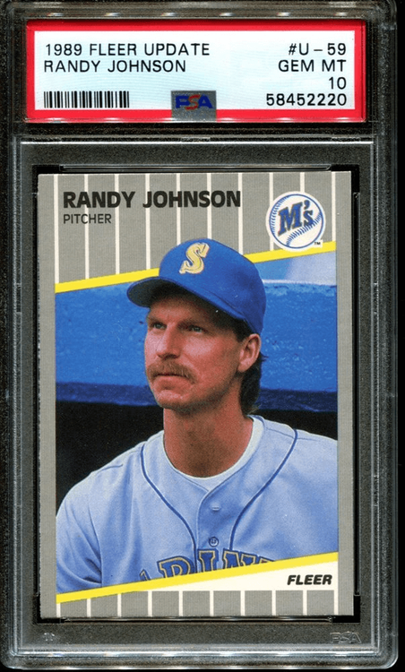 Randy Johnson Montreal Expos 1989 Fleer # 381 Rookie Card