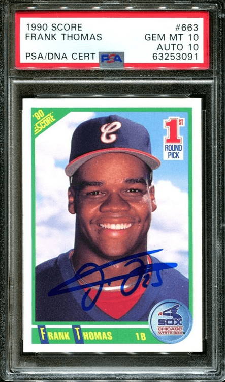  1990 Score Rookie/Traded #86T Frank Thomas RC